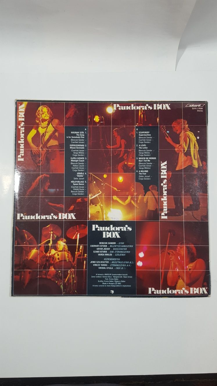 Pandora's Box 1982 P.Box płyta winylowa winyl.