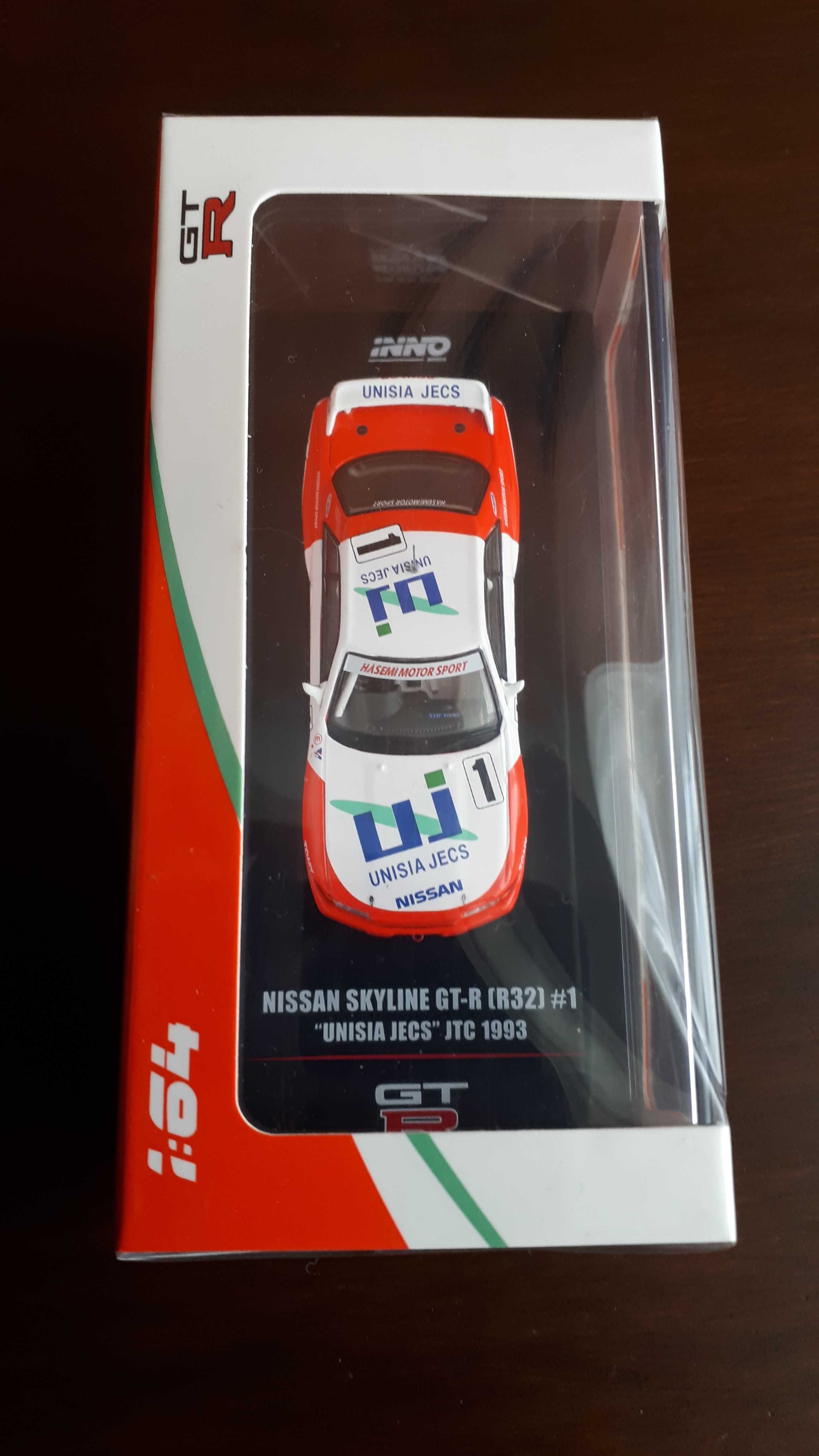 Inno64 1:64 Nissan Skyline GT-R R32 #1 Unisia Jecs JTC 1993