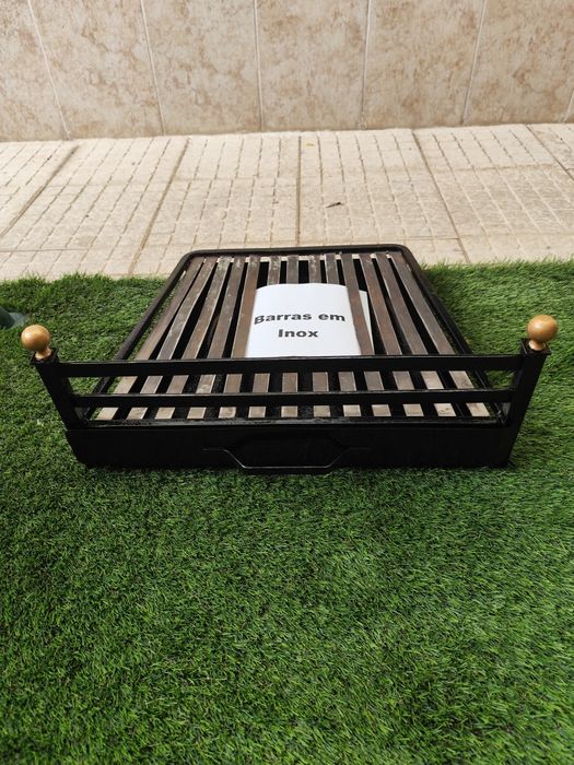 Base e proteção para lareira