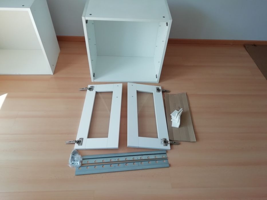 Szafki górne (2szt) Ikea system Metod  fronty Savedal