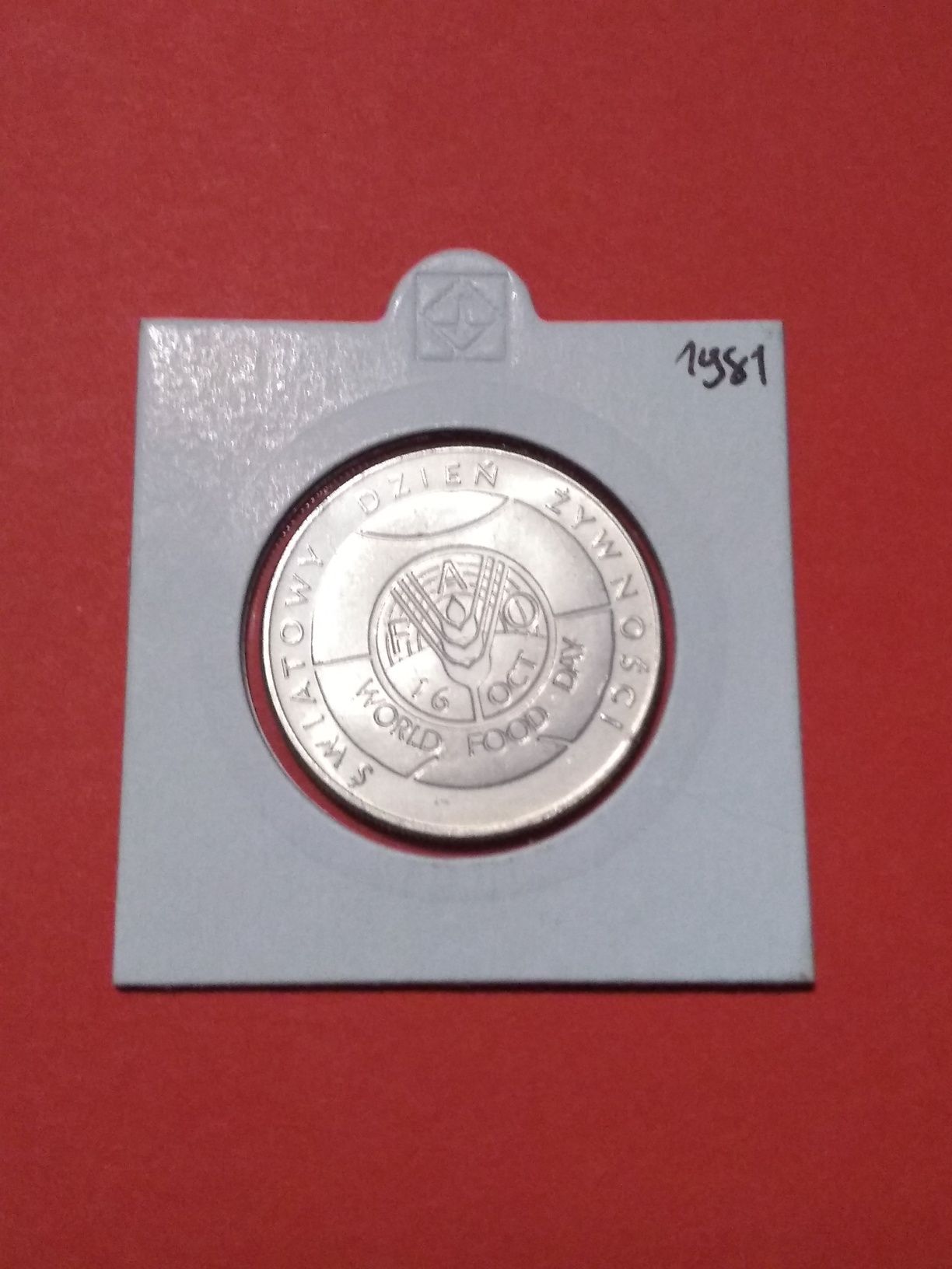 Moneta PRL 50 złotych 1981 FAO