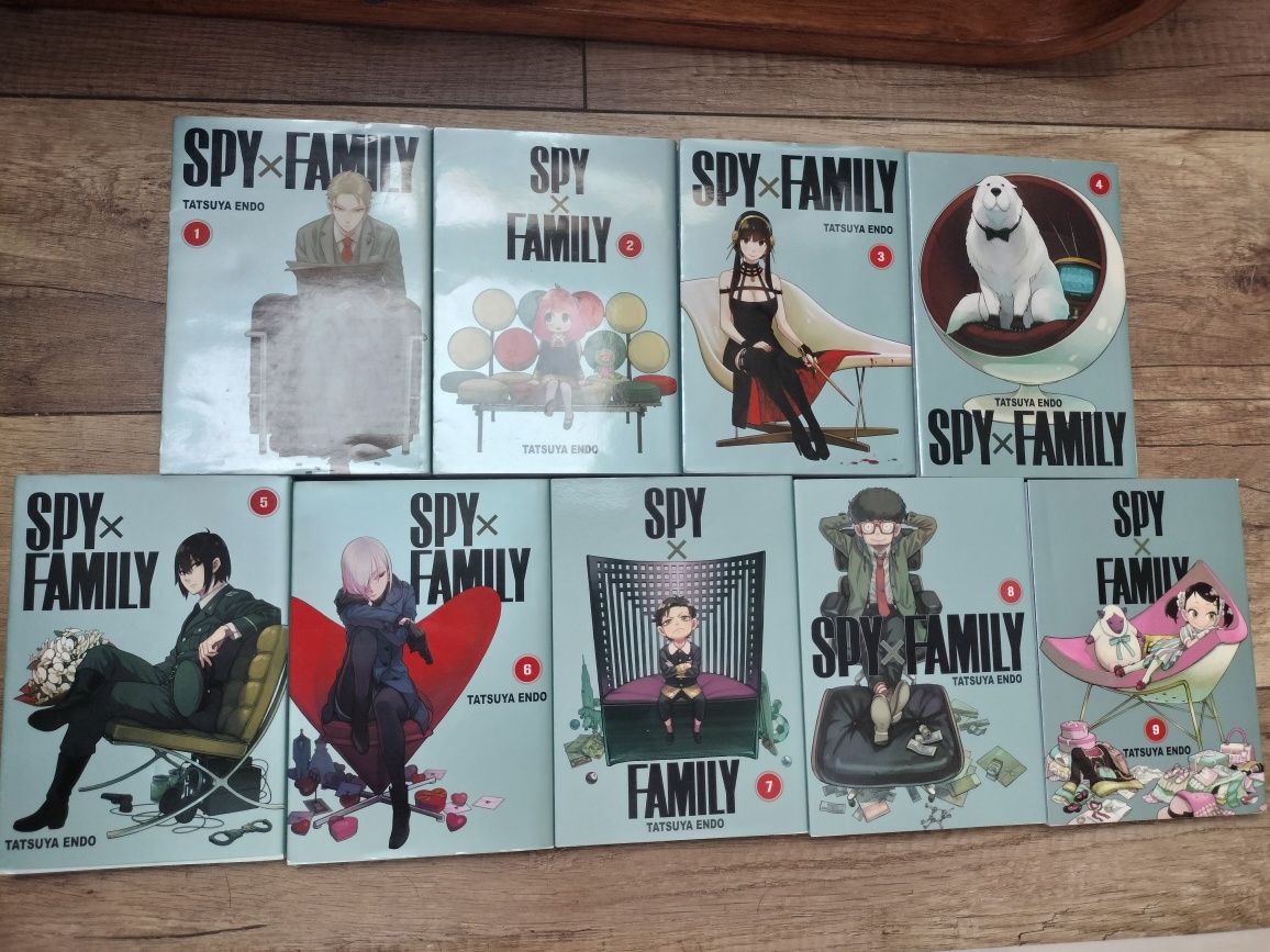 Mangi Spy x Family, Tomy 1-9