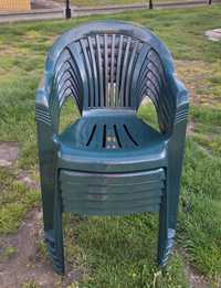 Zestaw 6 krzeseł ogrodowych
