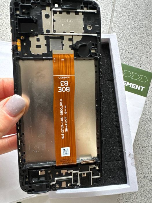 дисплейный модуль для смартфона Samsung Galaxy A12 (модель SM-A127F).