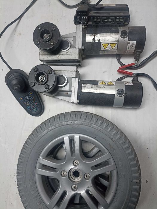 Części do wózków inwalidzkich elektrycznych. komplet