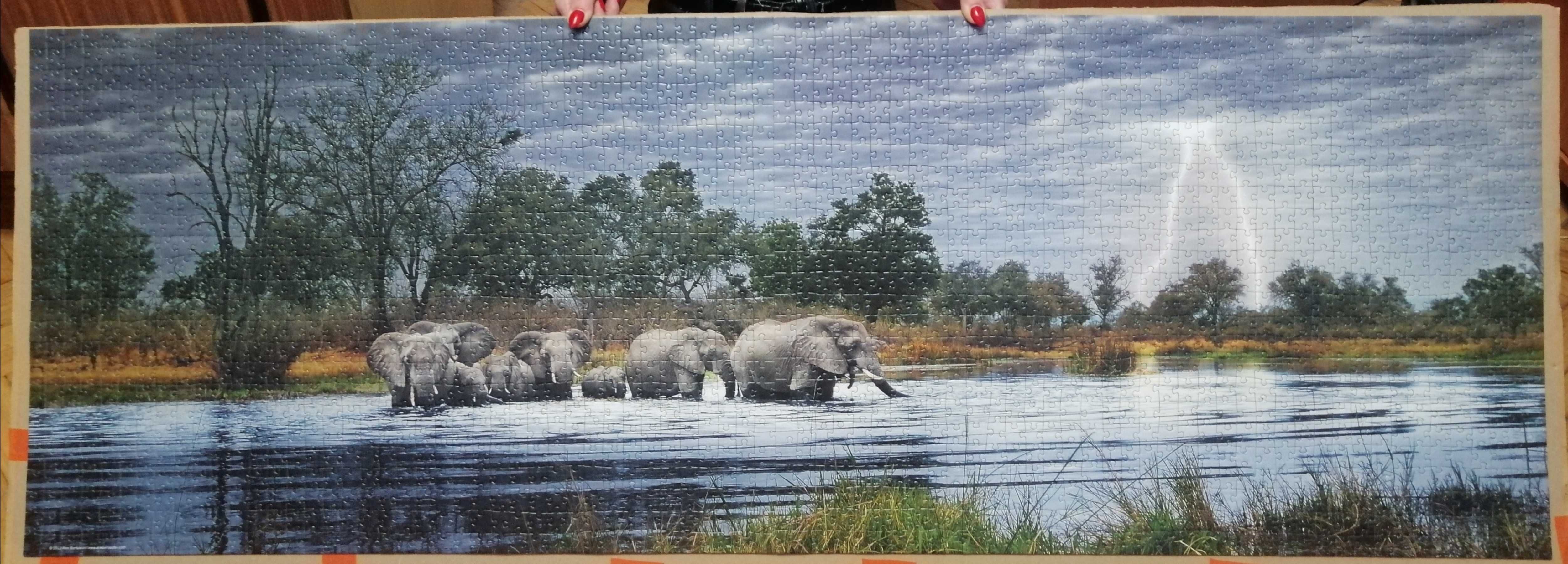 Puzzle Heye 2000 Humboldt - Herd of Elephants