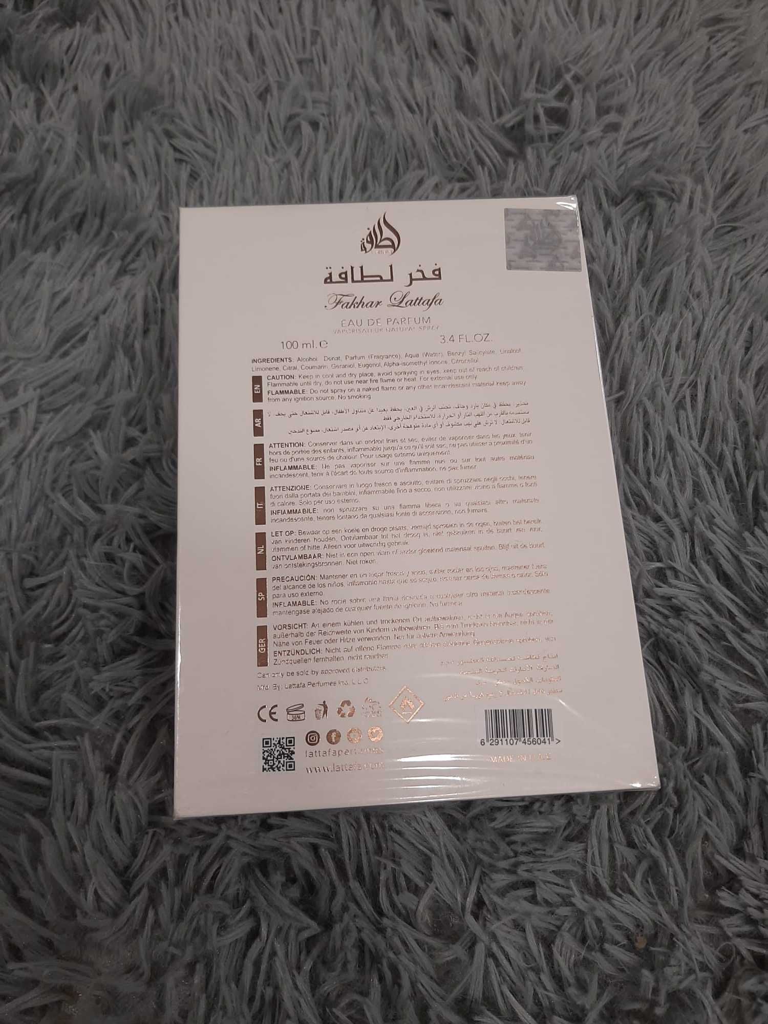 Perfume Lattafa Fakhar Rose (Selado)