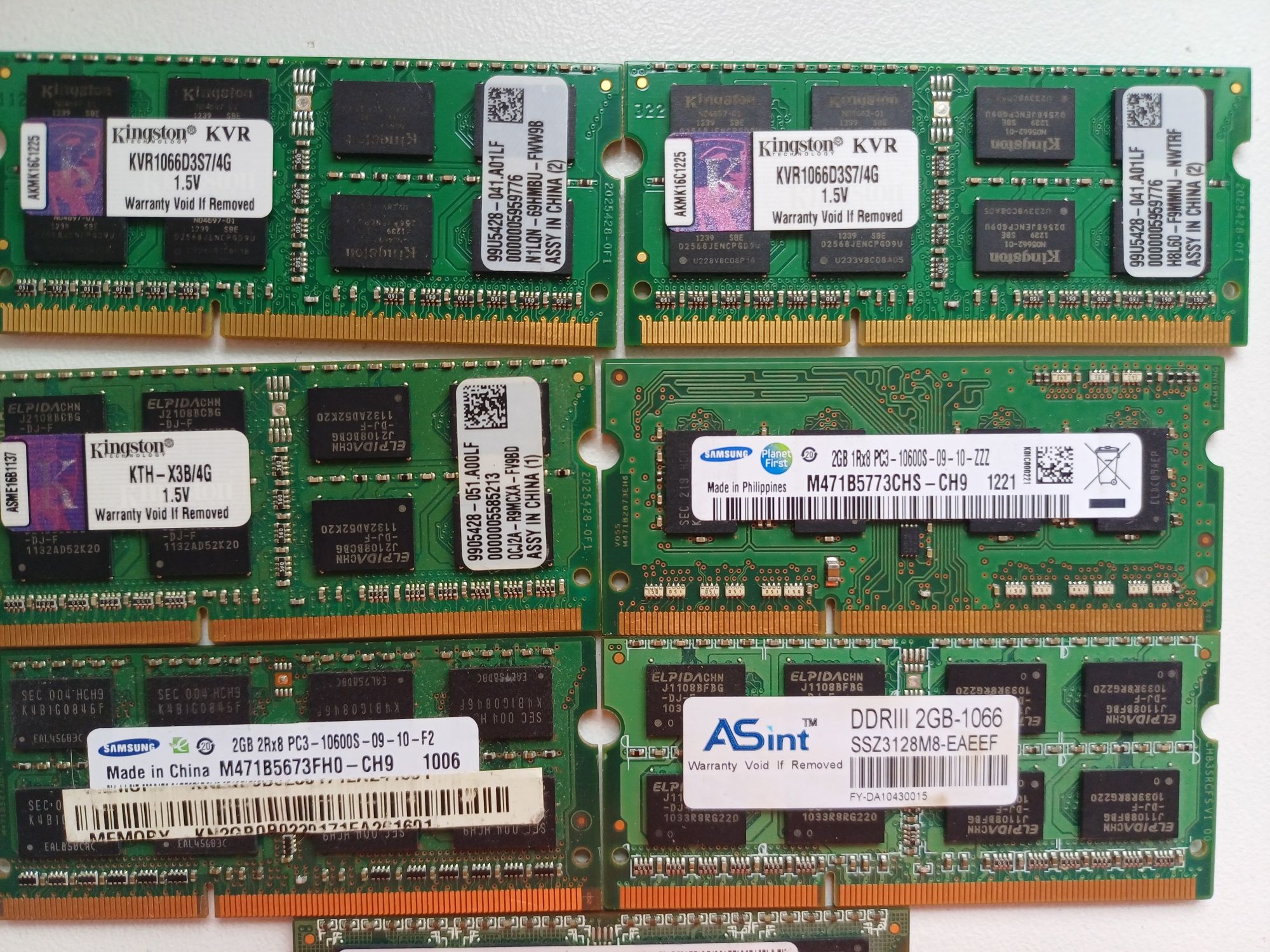 18 GB ram ddr3 4xpo 4gb i 2x2gb
