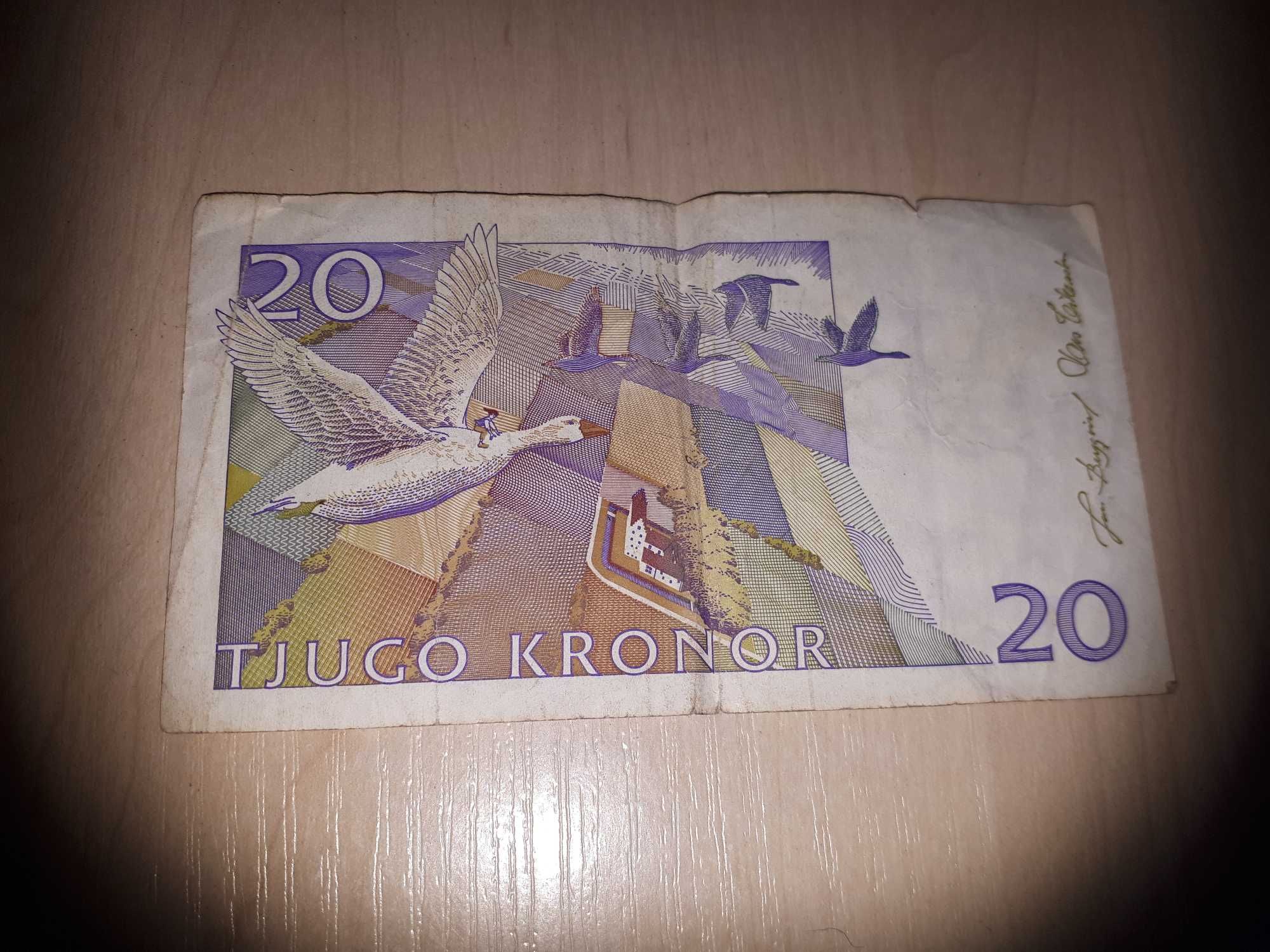 Banknot 20 Tjugo Kronor