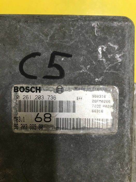 Блок управління двигуном Peugeot 106 0261203736