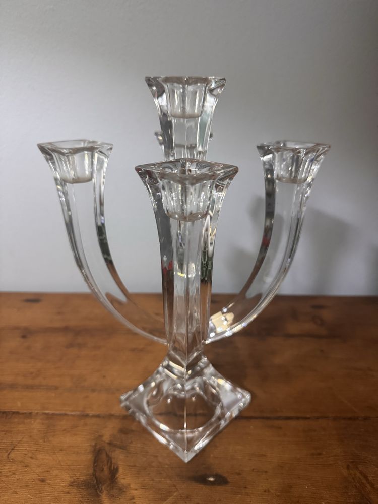 Vintage Candelabro em Cristal