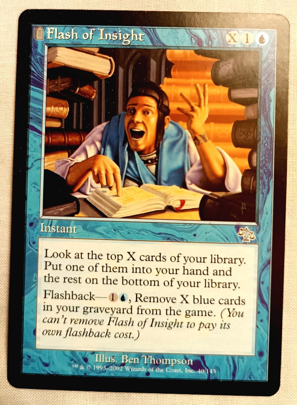 Flash of Insight - Judgment - Near Mint Magic the Gathering