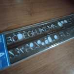 Szablon liter  cyfr plastikowy