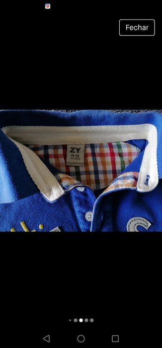 Polo de manga comprida Zippy 12 anos