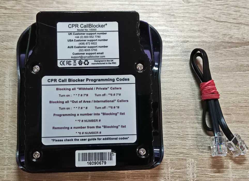 Определитель номера (АОН) и блокировщик вызовов CPR CallBlocker V5000