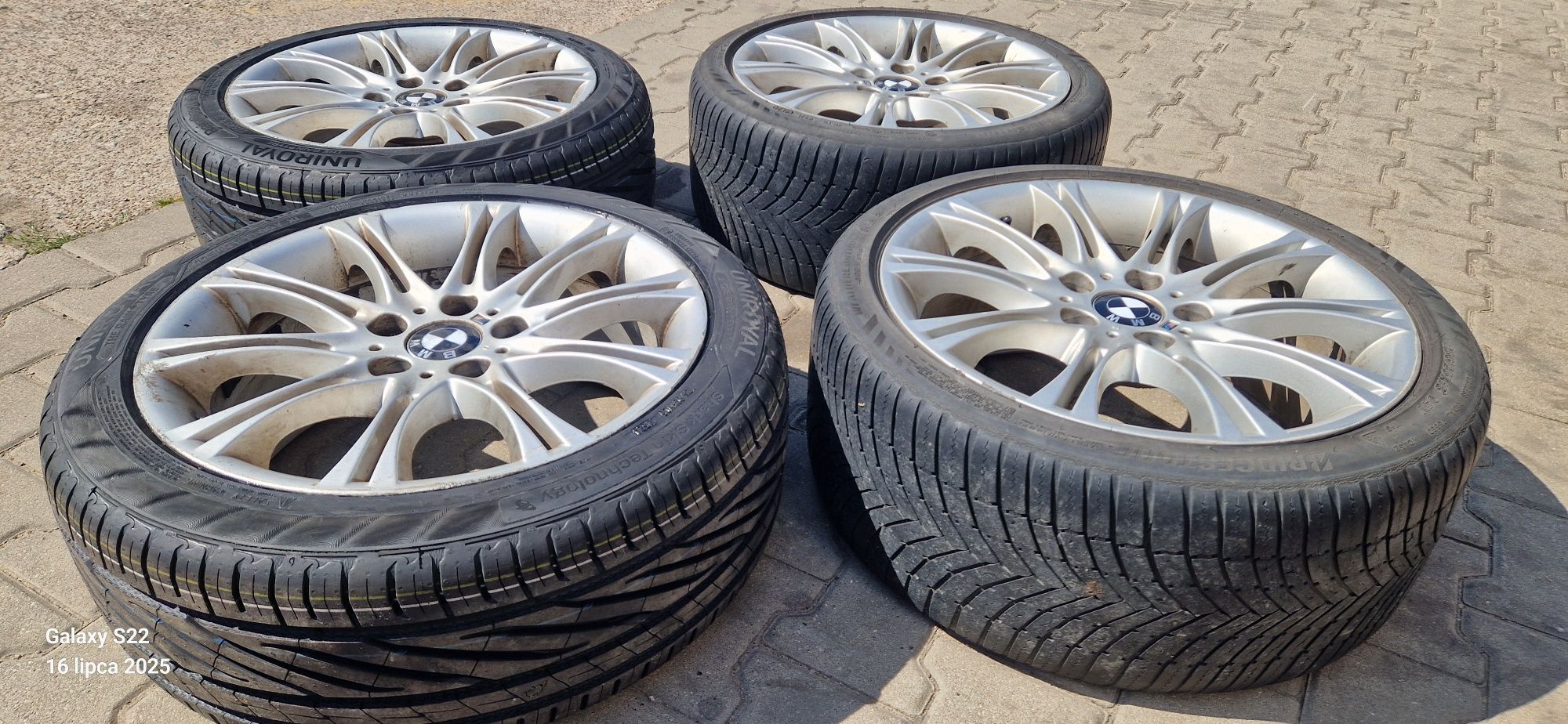 Felgi Bmw styling 135 r18 + opony  225/45 uniroyal nowe 2x