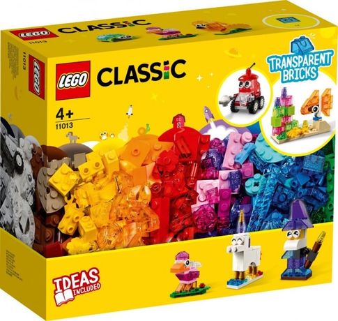 LEGO Classic Прозрачные кубики для творчества (11013)