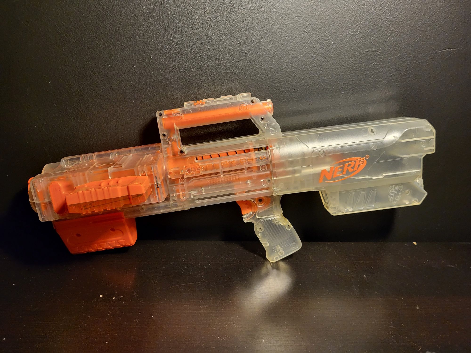 Nerf - N-Strike Deploy Cs-6 (przezroczysty)