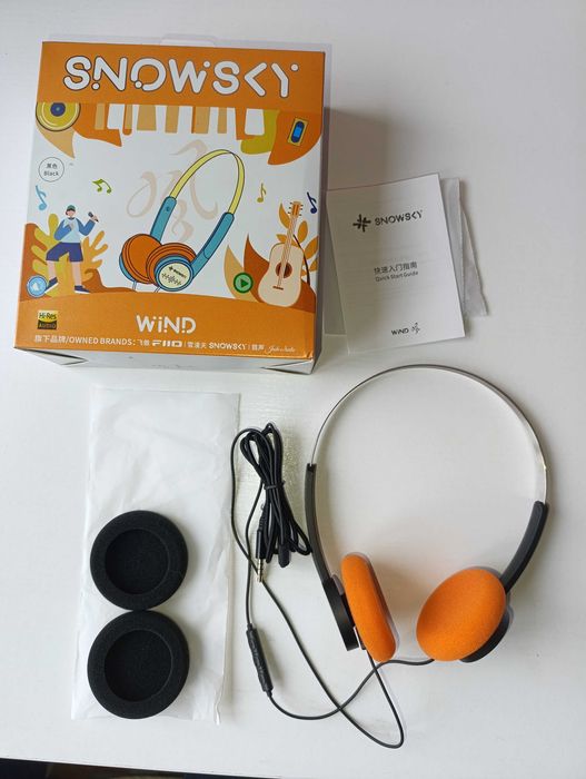 Навушники Snowsky | FiiO Wind 3.5mm ON-Ear з мікрофоном. Новые. Торг.