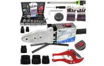 ZGRZEWARKA DO RUR PCV PP PE TYP H 1500W + matryce 16-63mm 1833
