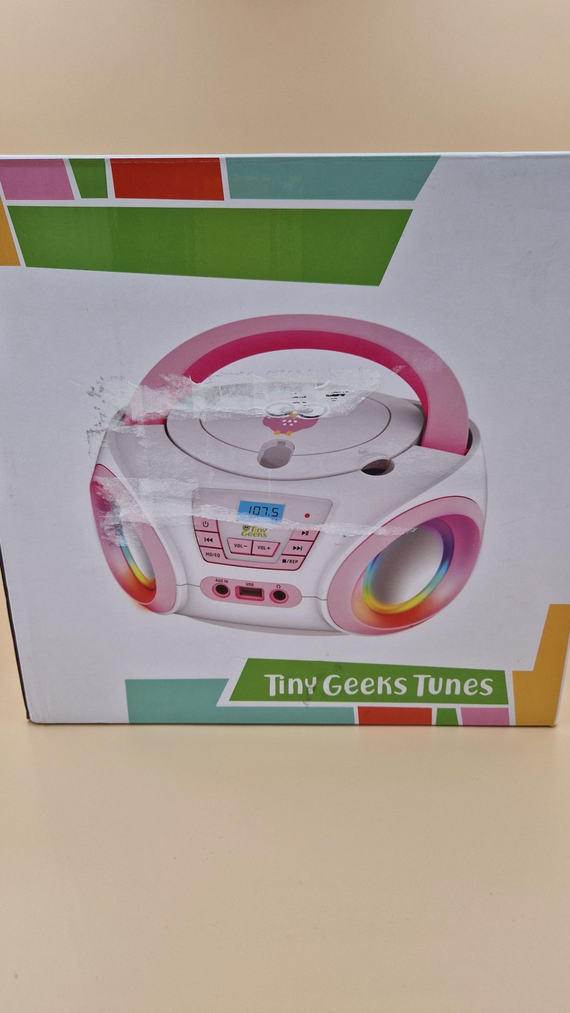 Kids Boombox odtwarzacz CD dla dzieci