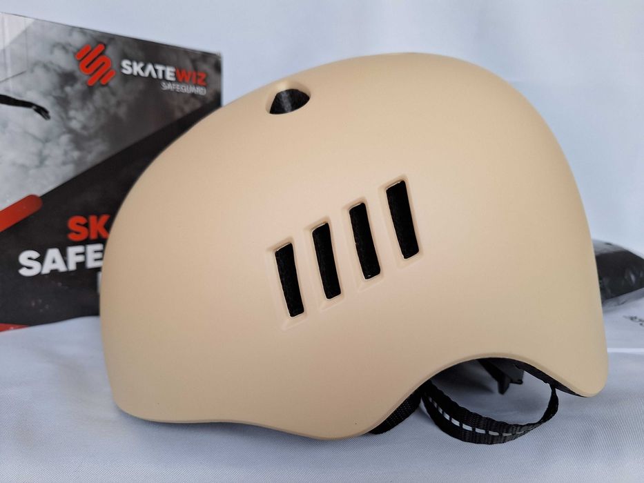 Kask rowerowy Skatewiz Safeguard Helmet Sand L 57-61cm BMX Skate