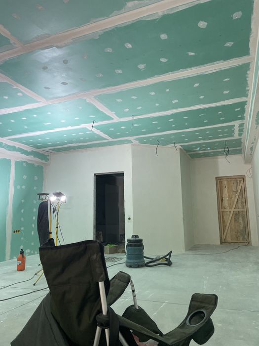 Шпаклевка стен, покраска стен, малярные работы, маляр