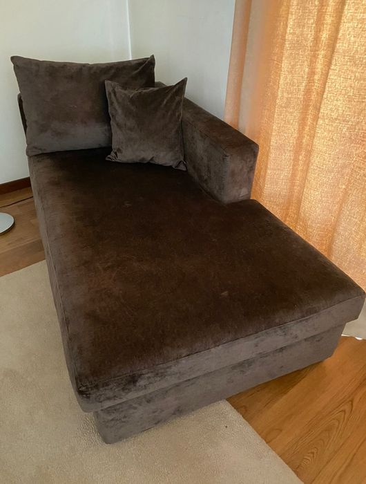 Chaise Longue castanha