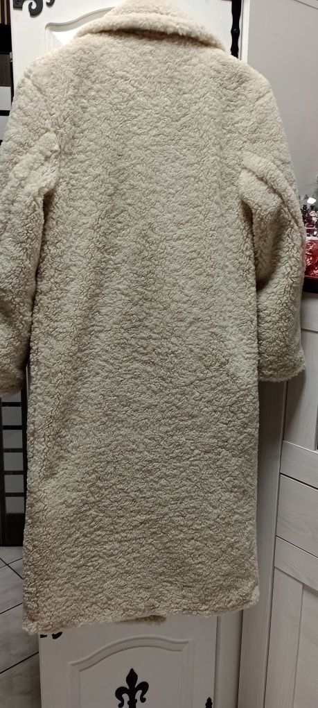 Płaszcz Teddy baranek Bershka xs