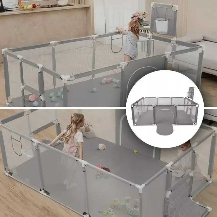 Дитячий манеж ігровий 180х120см, сухий басейн /манєж/ детский игровой