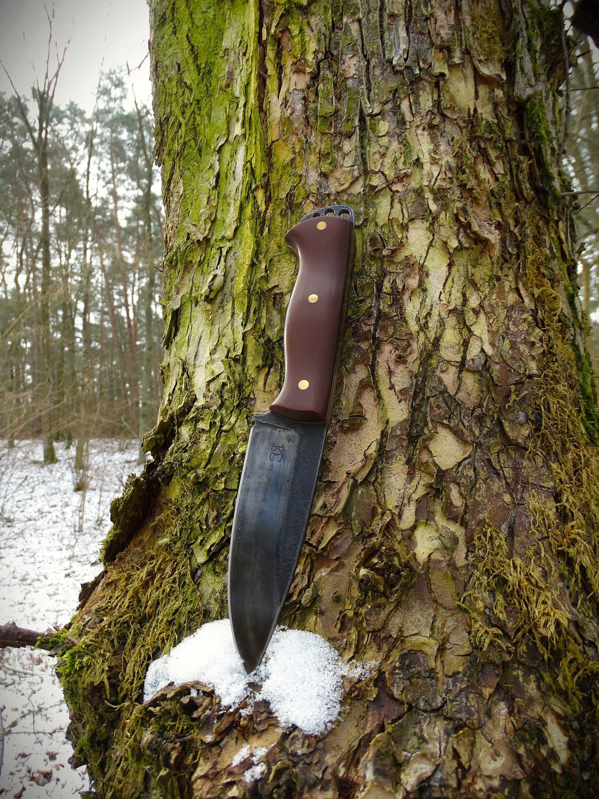 Nóż bushcraft handmade custom knives knifemaking survival
