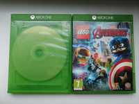 Dwie gry na xbox one lego avengers i jurassic world