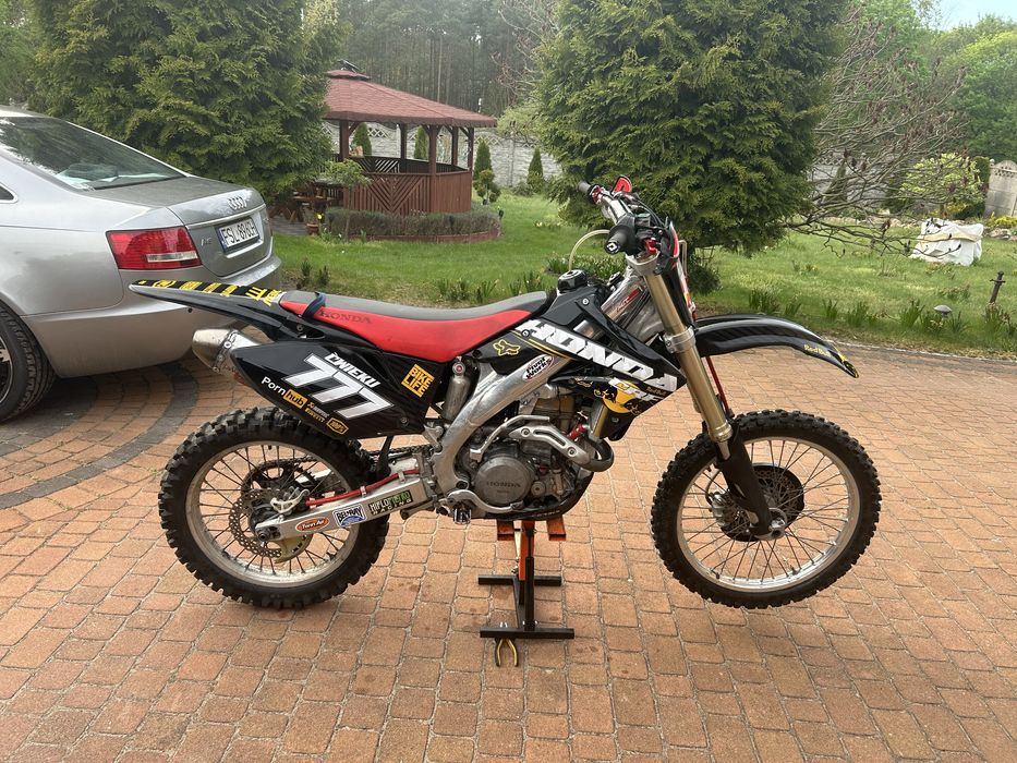 Sprzedam Honda CRF 450R 2008 NOWE sprzegło HINSON– gotowa do jazdy!