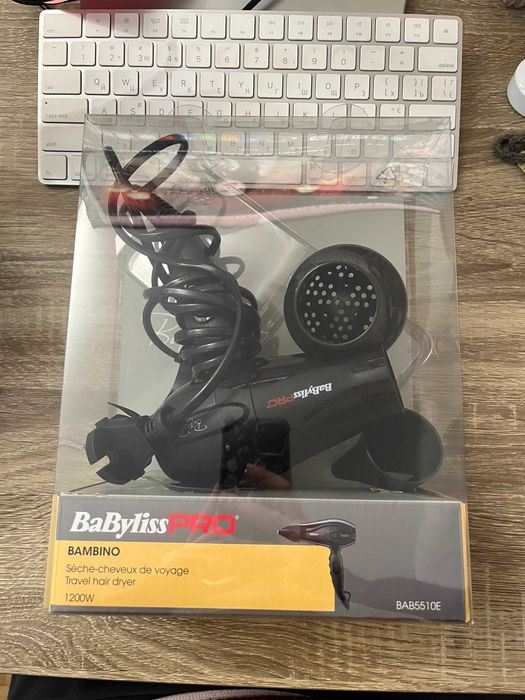Фен дорожній BaByliss PRO BAB5510E Bambino 1200 W
