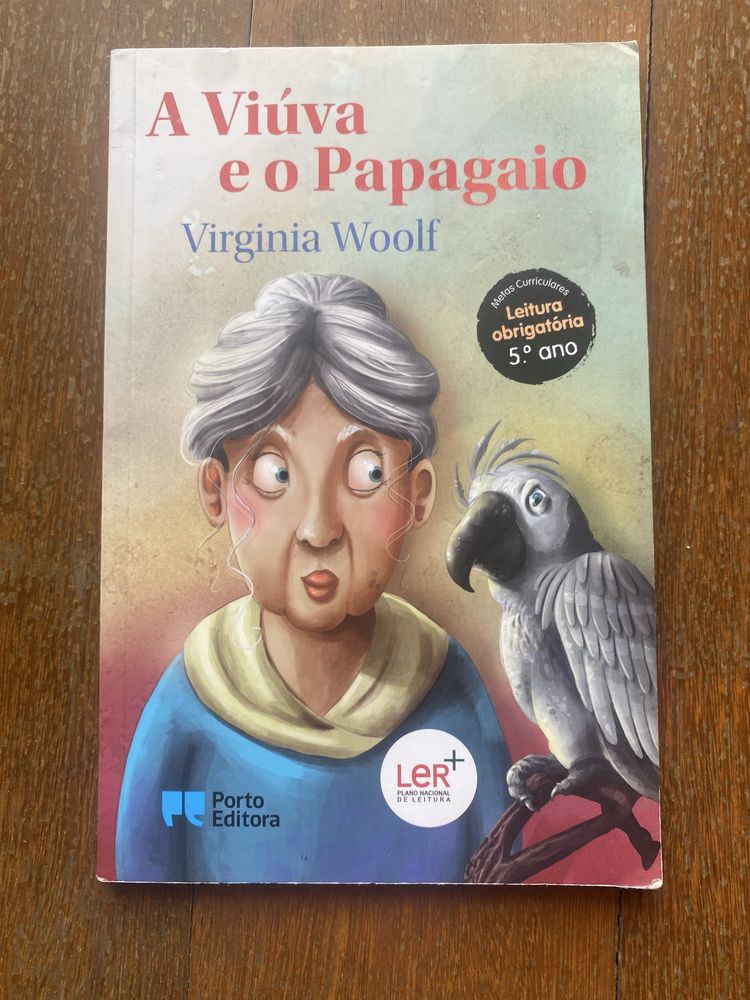 Livro a viuva e o papagaio