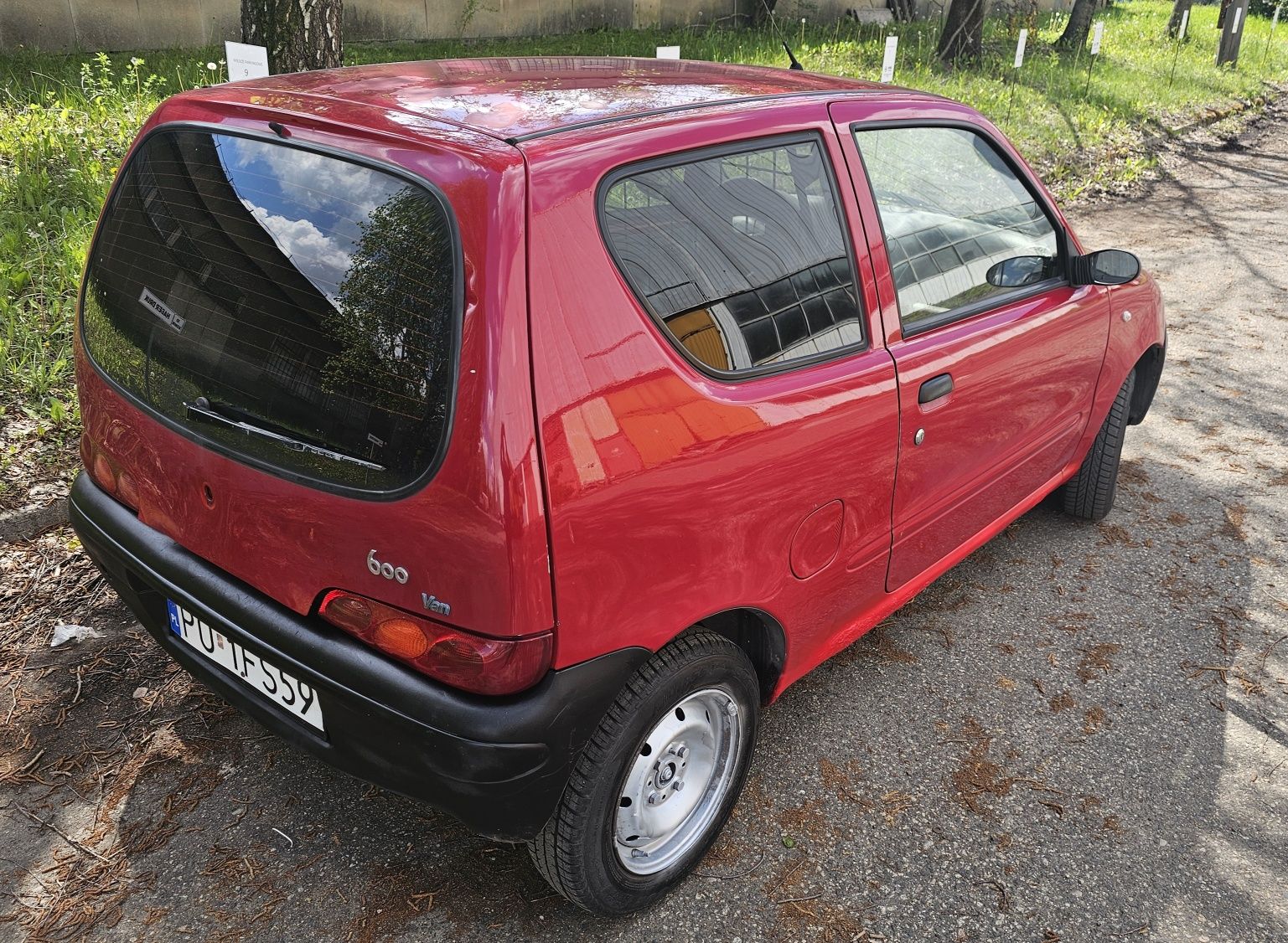 Fiat 600 Seicento 1.1 2009r 2-osobowy VAN Faktura