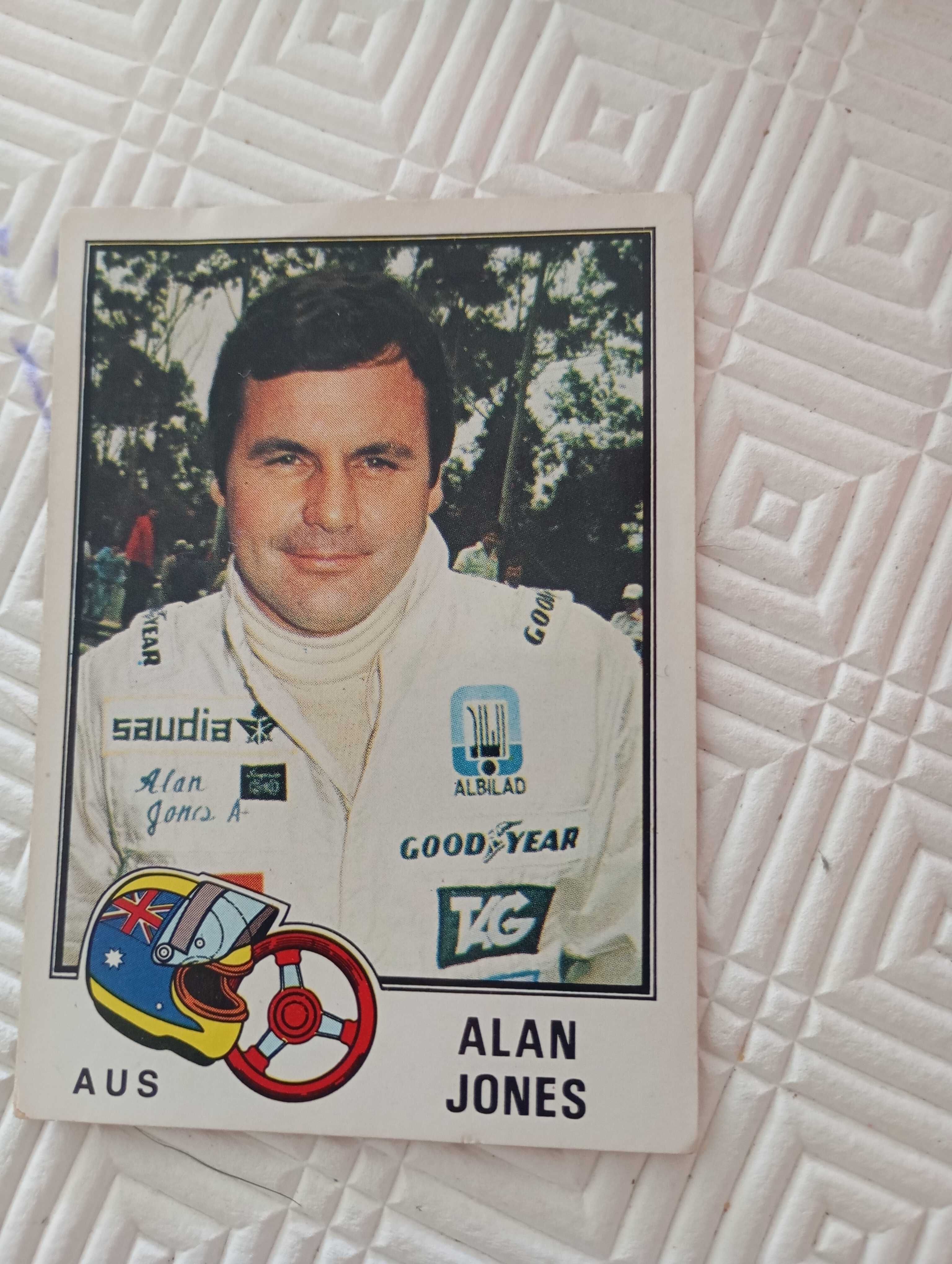 Cromo Allan Jones formula 1 anos 80