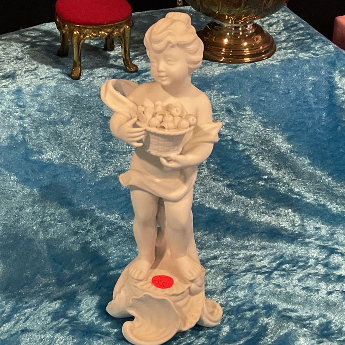 Vista ale estação em biscui alt,19 cm