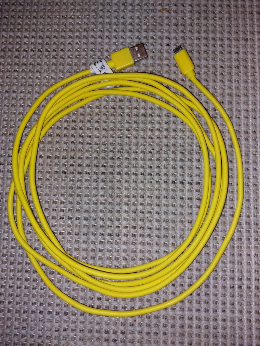 Kabel przewód Micro USB 3 metry 2.4A 5V