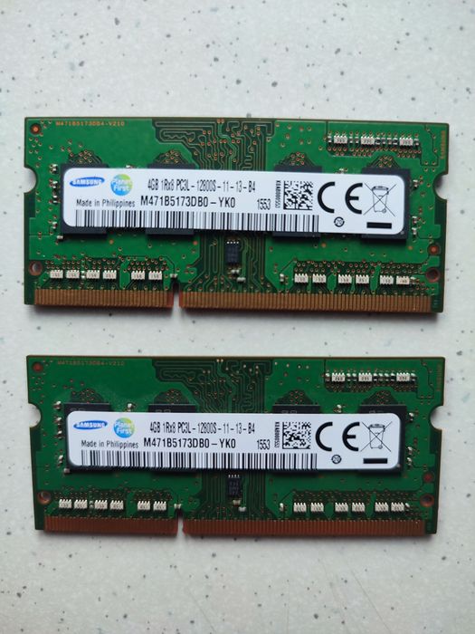 SAMSUNG 2x 4GB DDR3L-1600 SODIMM - Pamięć RAM do Laptopa