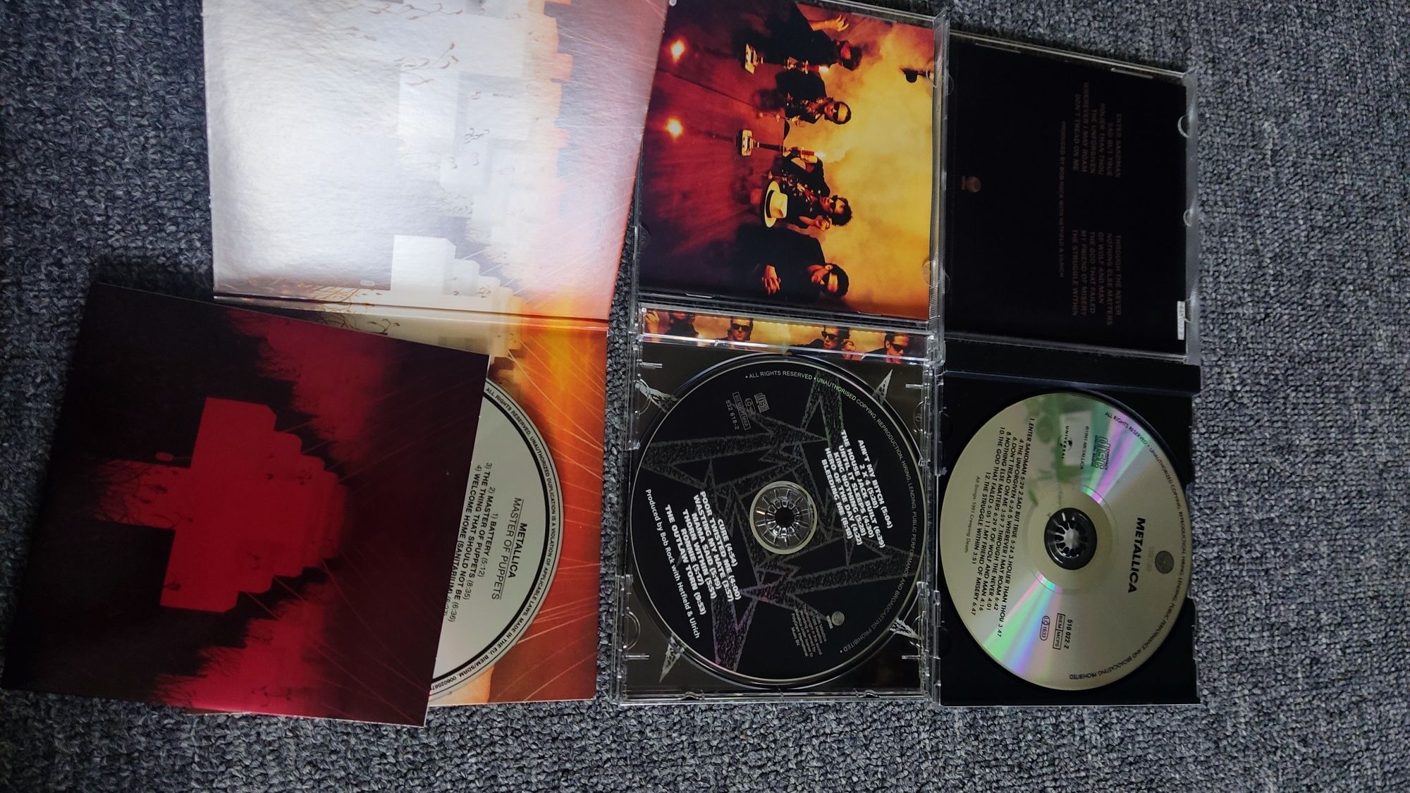 Metallica płyty CD