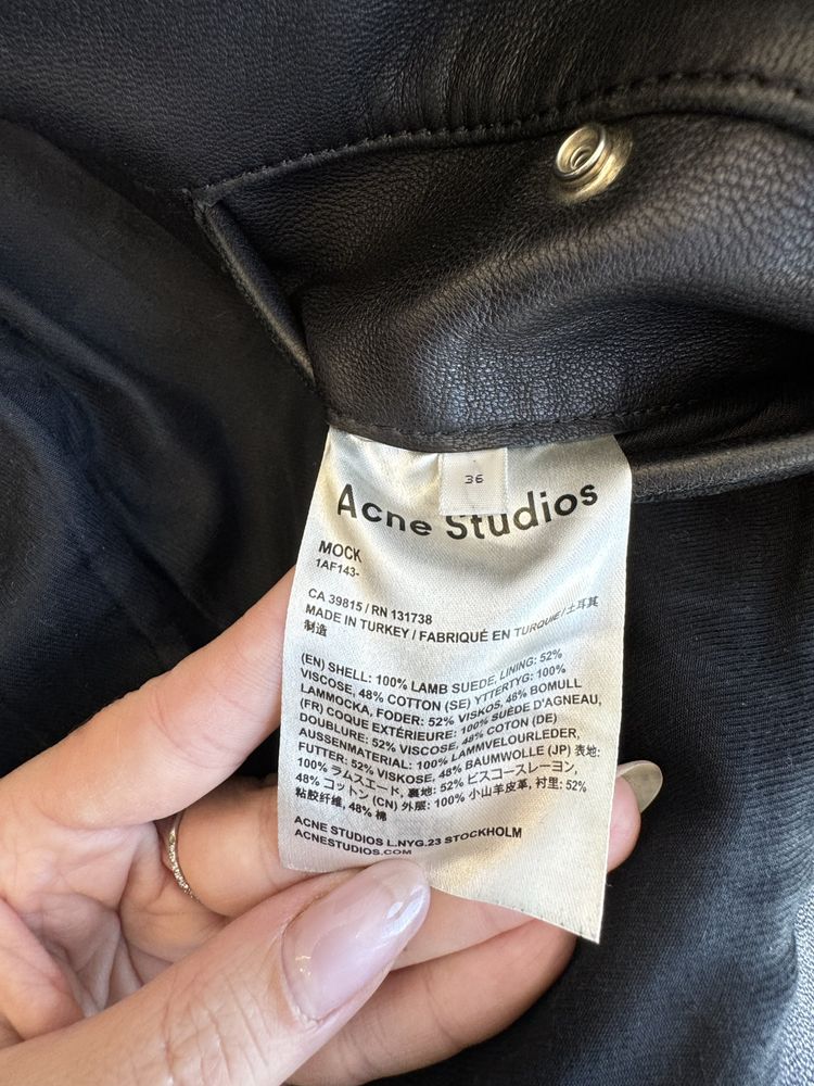 Куртка косуха Acne Studio оригинал!