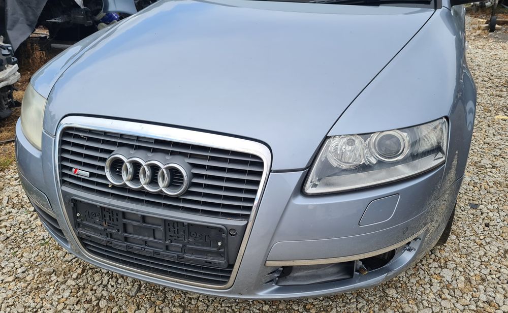 Kompletny ZDERZAK Xenon ksenon +grill Audi A6 C6 LY7J 2005rok