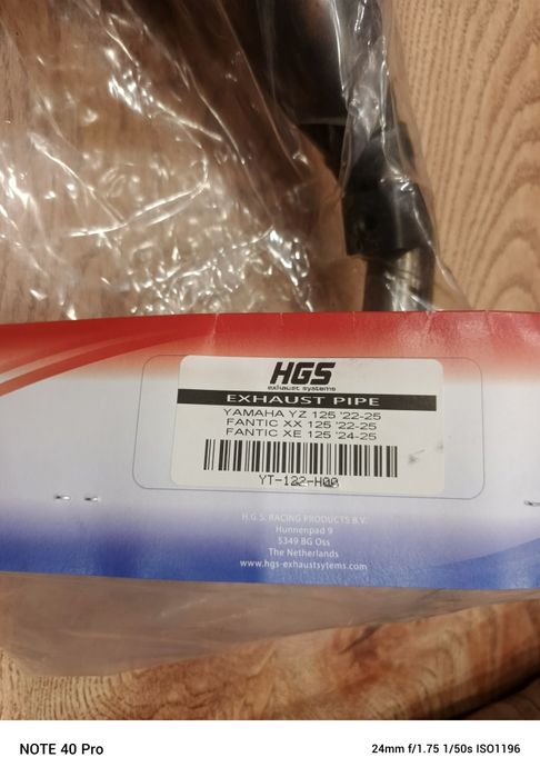 Dyfuzor Tłumik YAMAHA YZ 125