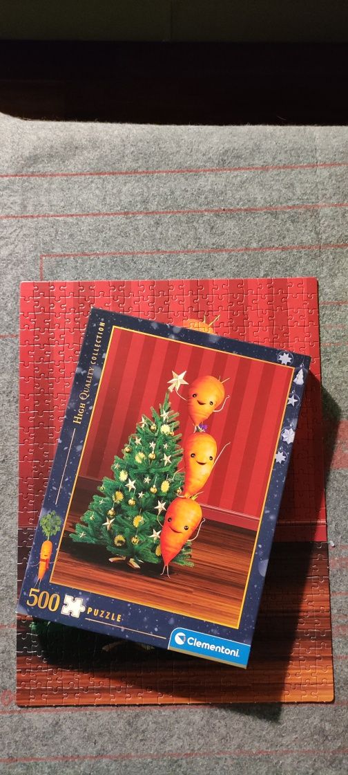 Puzzle świąteczne Clementoni 500