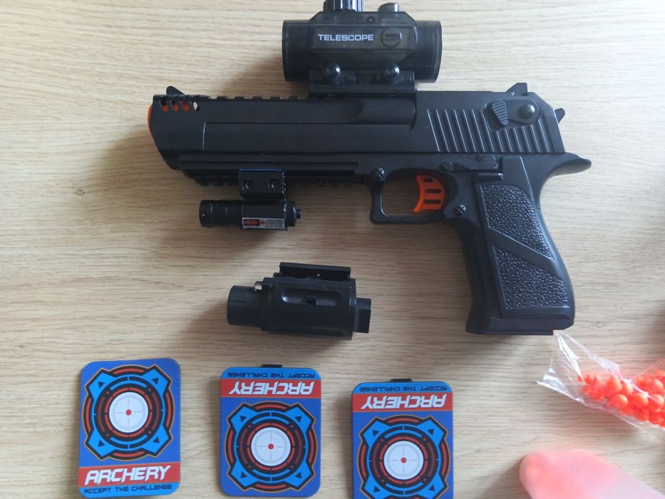 Pistolet na kulki żelowe + inne
