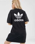 Kicksy Sukienka T Shirt adidas Originals Trefoil Dress XS - 34