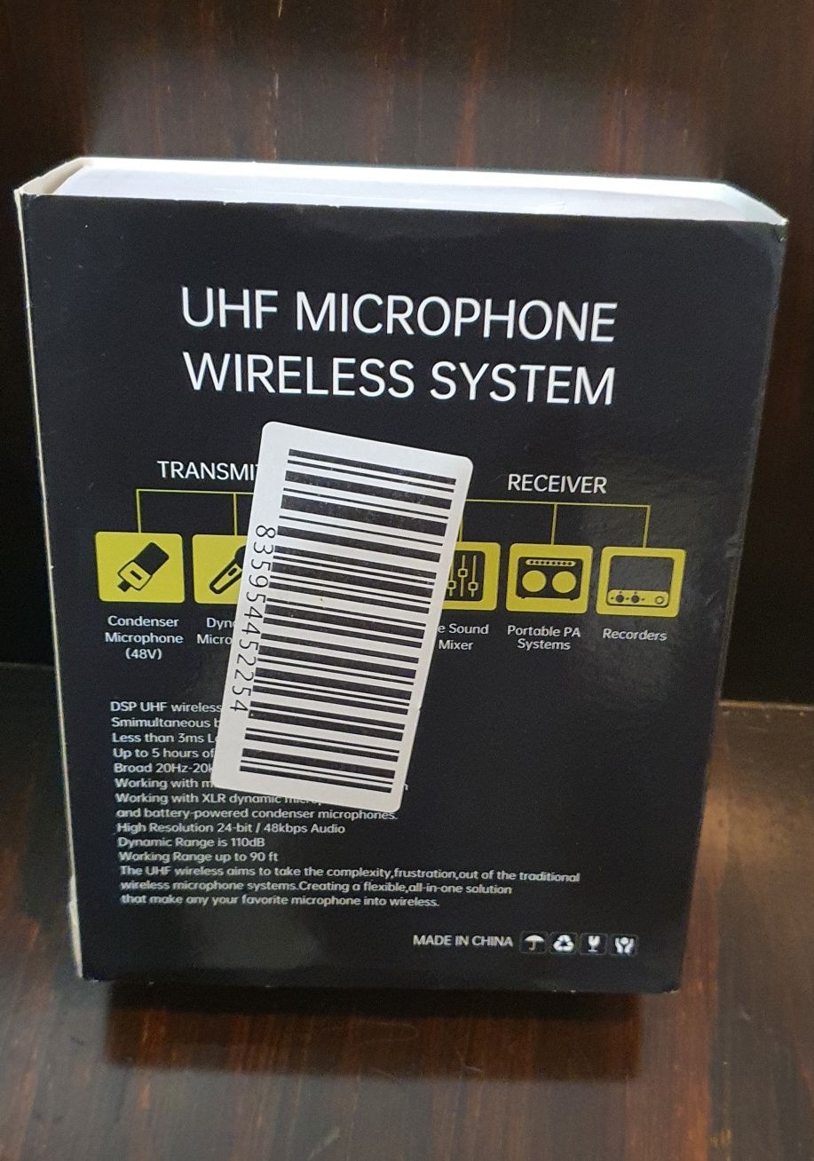 Sistema wireless microfone