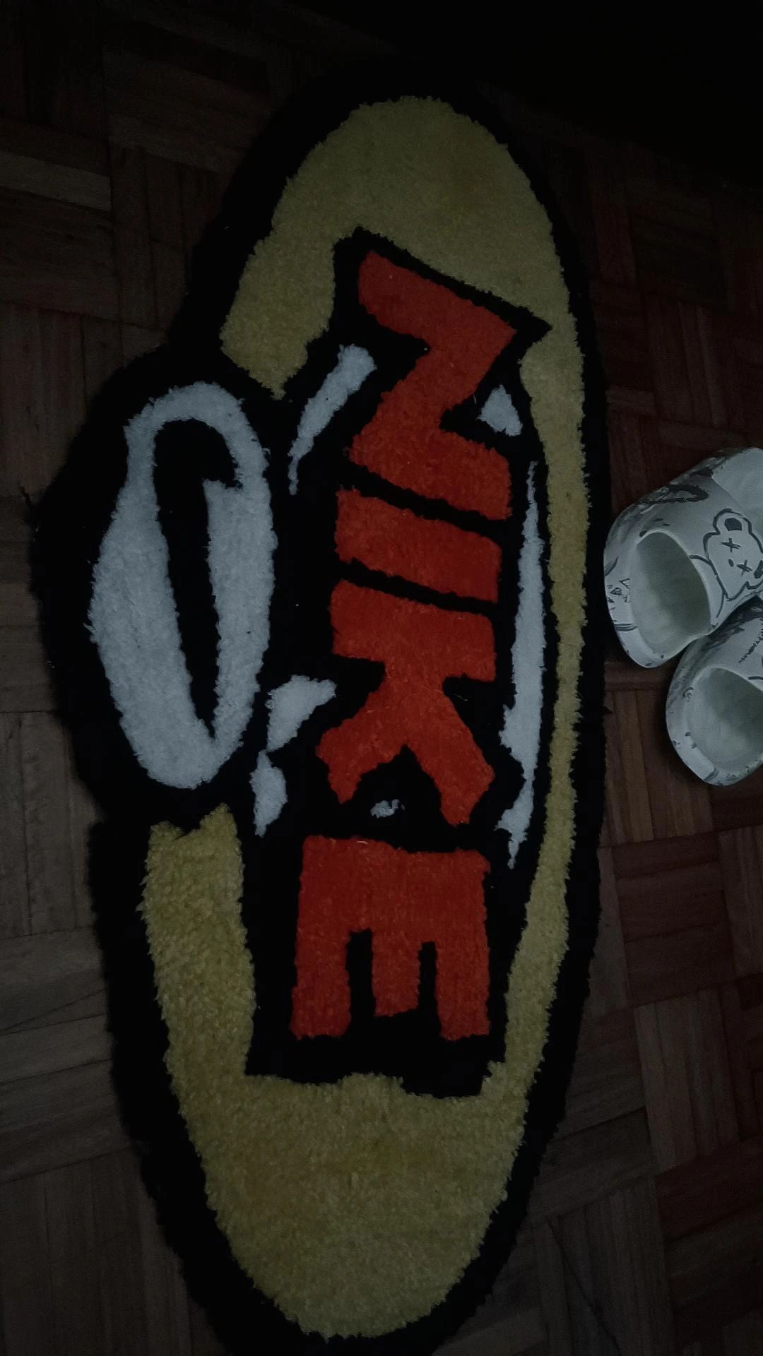 Tapete Nike tipo tufting