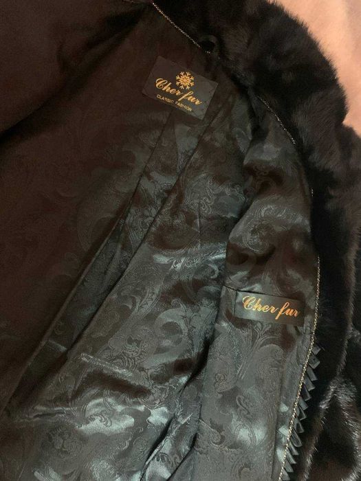 Норковая зимняя шуба